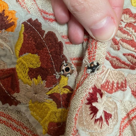 NWT Free People | Floral Applique Frida Tank | Racerback | XS | Extra Small - Picture 7 of 10